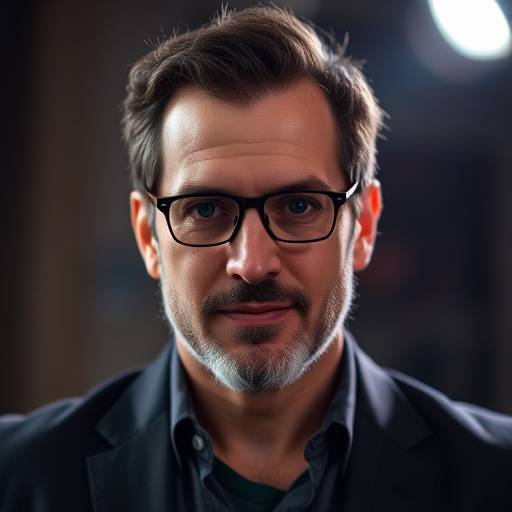 Headshot of Damien Cohen, a successful screenwriter and instructor.